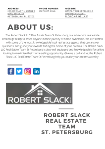 Robert Slack Real Estate Team St Petersburg