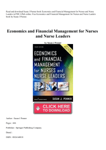 kindle Economics and Financial Management for Nurses and Nurse Leaders E-books_online