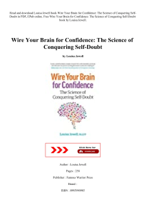 ((download_[p.d.f]))@@ Wire Your Brain for Confidence The Science of Conquering Self-Doubt ^^Full_Books^^