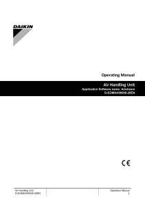 D-AHU Modular R EOMAH00006-20 Operating Manual English