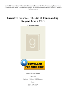 $Download_[P.d.f]^^@@ Executive Presence The Art of Commanding Respect Like a CEO online_books