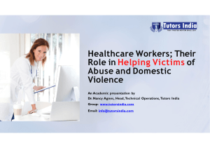 Healthcare Workers; Their role in Helping Victims of Abuse and Domestic Violence uk uae (1)