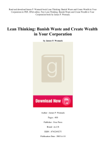 Read_EPUB Lean Thinking Banish Waste and Create Wealth in Your Corporation ([Read]_online)