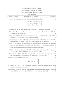 MAT204T Linear Algebra - Suppl-July20-2021