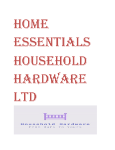 Home Essentials | Household Hardware Ltd