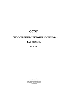 ccnp labs