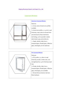 Casement Window and PVC American-style Door & Window