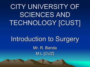 01. Introduction to Surgery
