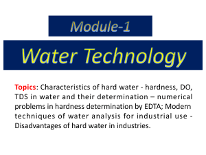 1701 Module 1 - Water Technology (1)