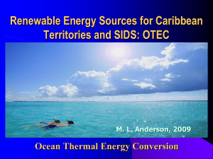 OTEC Energy ma