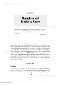 157ALCOHOLISMANDSUBSTANCEABUSEThe Therapist s Guide to Psychopharmacology Working with Patients Families and Physicians to Optimize Care 2 -2
