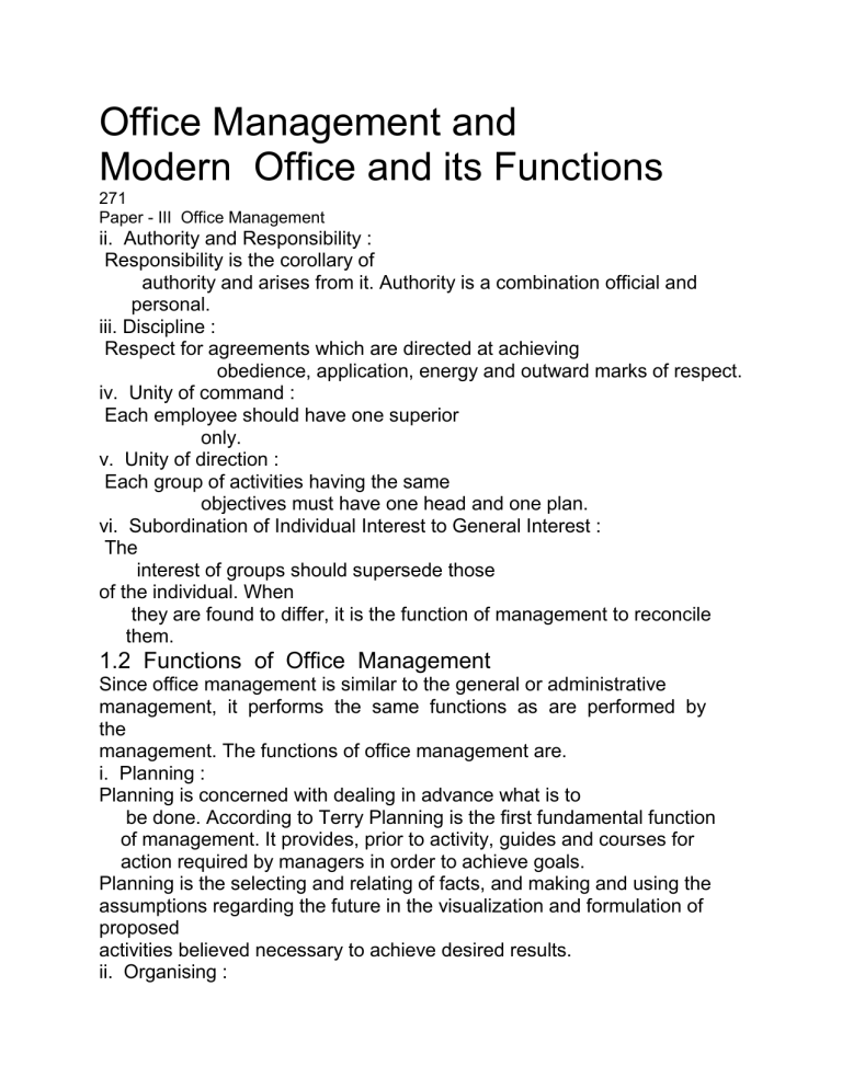 What Are 6 Key Office Management Functions