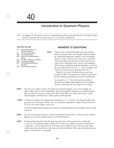 introduction to quantum physics