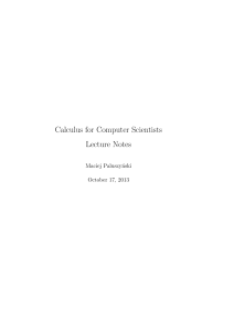 Calculus-for-Computer-Scientists