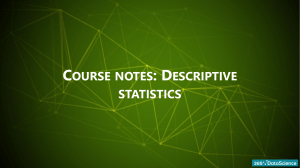 course notes descriptive statistics