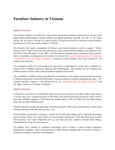 Vietnam Furniture Industry Report: Overview & Analysis