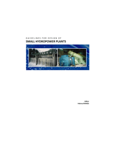 Guideline for Design of SMALL HYDROPOWER PLANTS - HR1