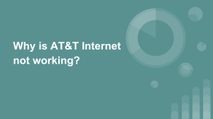 Why is AT&T Internet not working 