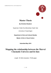 Mapping The Relationship Between the MCU and its Fans by Christine Roederer