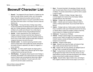 beowulf character list