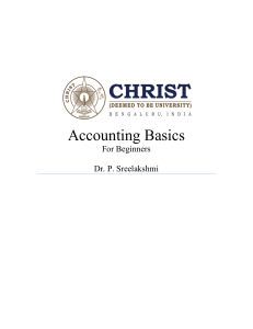 Accounting Basics For Beginners ACCOUNTI