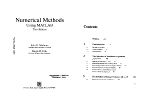 [MATLAB图书合集].Numerical.Methods.using.MATLAB.-.Mathews.and.Fink.扫描版