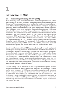 Chapter 1 Electromagnetic compatibility