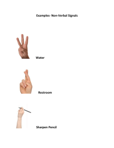 Examples of Non-Verbal Signals