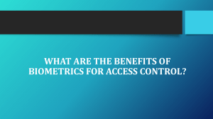 What Are the Benefits of Biometrics for Access Control