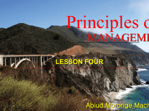 4 LESSON FOUR - Managing Decision Making