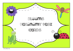 BloomsTaxonomyReadingTaskCards