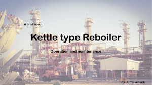 A brief about kettle type reboilers