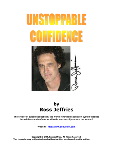 02 - Transcript of Unstoppable Confidence