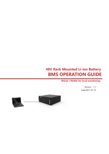 Ritar 48V Li-ion battery PC software user guide