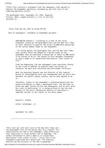 Unabomber.Manifesto Washington.Post 1995 (Ted Kaczynski) (1)