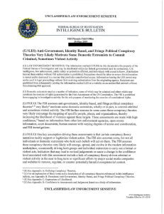 FBI document May 2019 Conspiracy theories and domestic terrorism