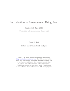 509.Java Program Notes Jan 2019