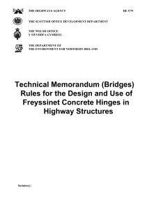 pdfcoffee.com technical-memorandum-bridges-rules-for-the-design-and-use-of-freyssinet-concrete-hinges-in-highway-structures-pdf-free
