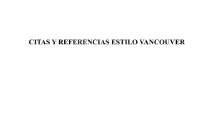 CITAS Y REFERENCIAS ESTILO VANCOUVER (2)