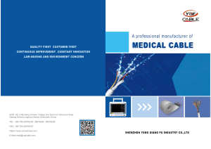 Medical Cable latest Brochure-YQF