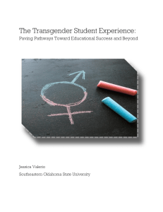 Lit Review - The Transgender Student Experience