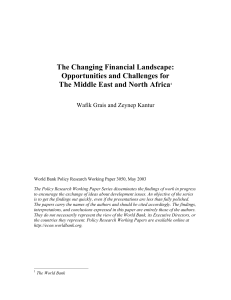 The changing financial landscape opportu