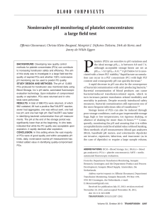 Gkoumassi E - Noninvasive pH monitoring of platelets