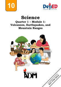 science10 q1 mod1 volcanoes earthquakes and mountain ranges FINAL08082020