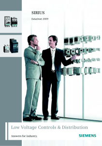 Low Voltage Controls & Distribution - Siemens Answers - Siemens  ( PDFDrive )