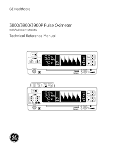 Datex Ohmeda 3800, 3900 Oximeter - Service manual