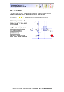 Tutorial 2 Drawing a 555 timer circuit