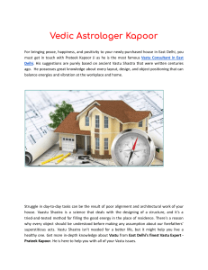 Top Vastu Consultant in East Delhi - Vedic Astrologer Kapoor