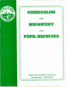 Curriculum for Midwifery