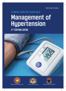 CPG Management of Hypertension (5th Edition) 2018 v3.8